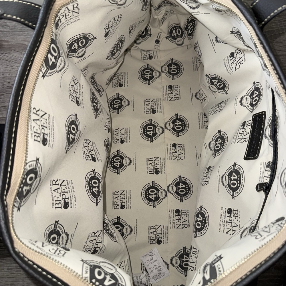 Barrington Black Leather Duffel Bag – Limited Edition 40th Anniversary Bear - Picture 8 of 9